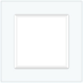 LIVOLO Рамка 1-постова LIVOLO, загартоване скло, біла, 80×80 мм (VL-P7E-2W) Коломия