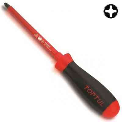 Викрутка Toptul діелектрична PH2x100 мм (1000V) (FBEB0210) Вінниця