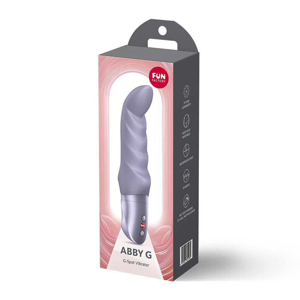Вібратор Fun Factory Abby G Light Violet, 10 режимів роботи, на батарейках Sex Aura Київ - фото 6