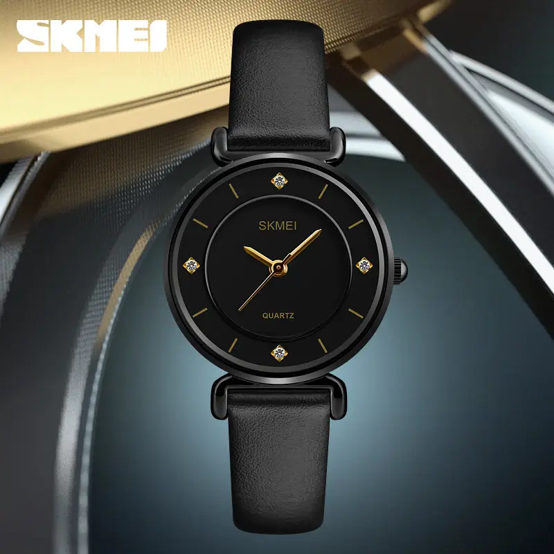 Класичний жіночий годинник Skmei 1330 (Чорний) Київ - фото 5