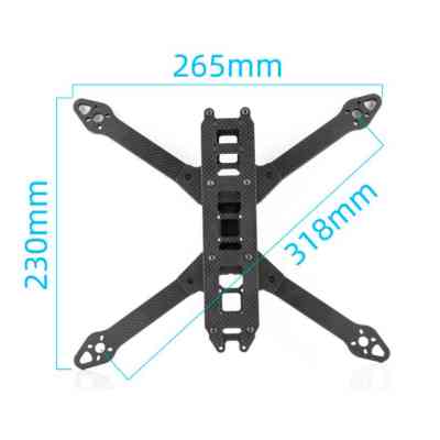 Рама для дрона Hobbyporter 7 дюймів, упаковка 65шт (HP9915.0340BOX) Винница