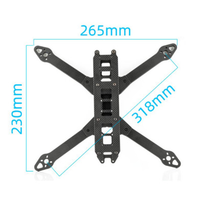 Рама для дрона Hobbyporter 7 дюймів, упаковка 65шт (HP9915.0340BOX) Винница - изображение 3