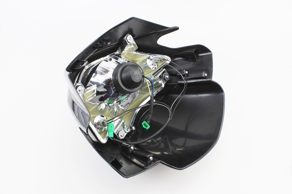 пластик - обтічник + вітровик, фара, ЧОРНИЙ (TVS Apache RTR 160) Киев - изображение 2