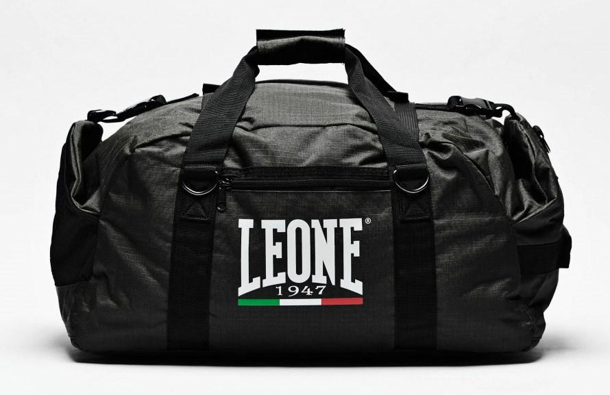 Спортивна сумка рюкзак трансформер Leone чорна сумка через плече для тренувань Спортивна сумка для боксу Київ - фото 8