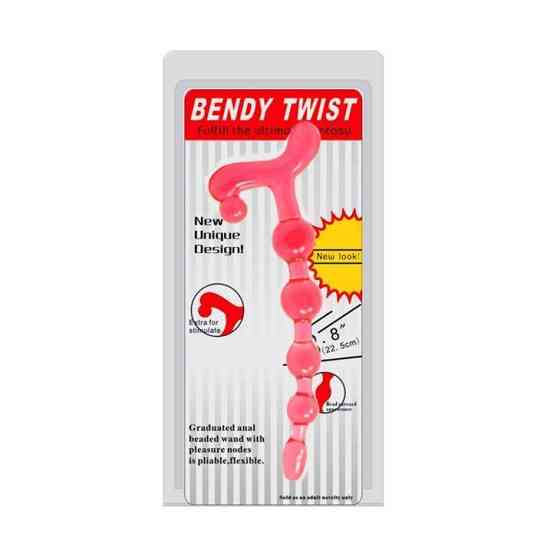 Анальні намиста "Bendy twist" BI-040005 0101S Sex Aura Київ
