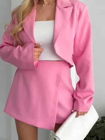 Жіночий костюм жакет і спідниця-шорти – стильний комплект купити недорого Одеса