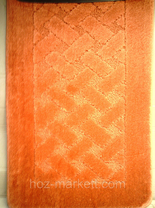 Коврик для ванной комнаты оранжевый производство Турция Харьков - изображение 5
