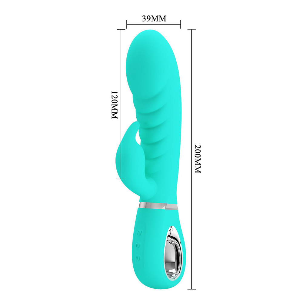 Ребристый вибратор Pretty Love - Prescott Green, BI-014635-4 Sex Aura Киев - изображение 9