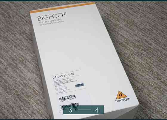 Студийный USB конденсаторный микрофон Behringer Bigfoot для стримов Киев