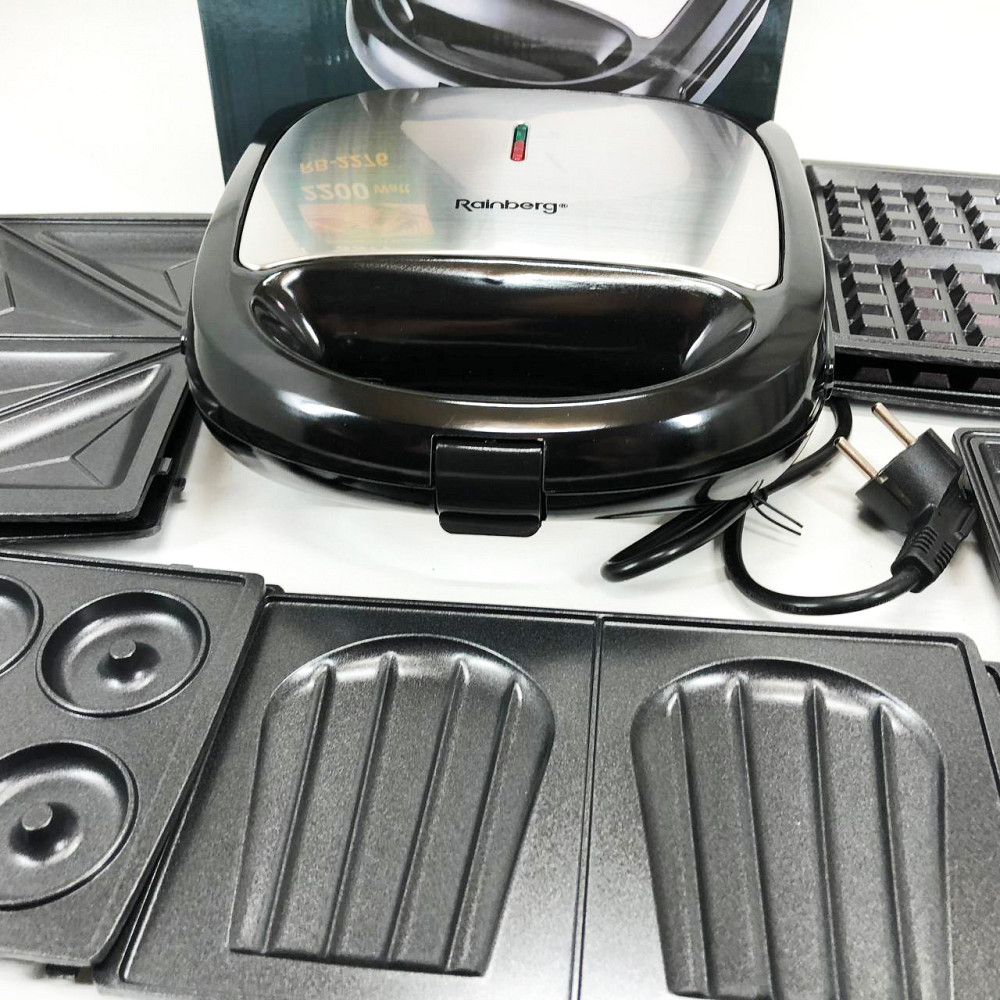 Мультипекарь для приготовления гриля Rainberg RB-2276 6 в 1 2200 Вт, Гриль для мяса овощей UJ-89 Львов - изображение 16