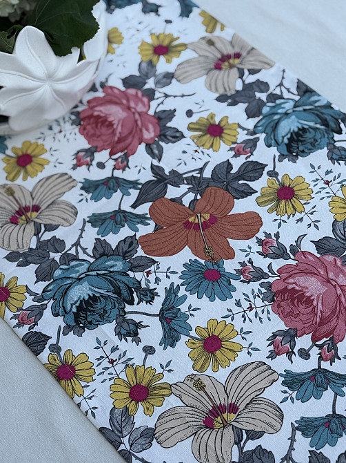 Ecotton Ранер доріжка Ecotton DUCK 45x170 см для обіднього столу водовідштовхувальна в квітках Коломыя - изображение 2