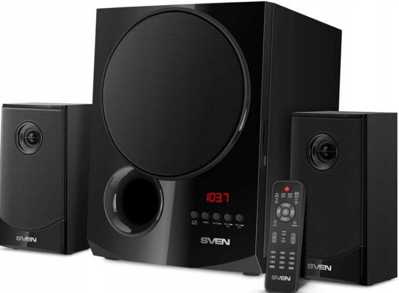 SVEN MS-2080 колонки 2.1 пульт керування, Нове ,радіо, BLUETOOTH 70 Вт. Київ - фото 8