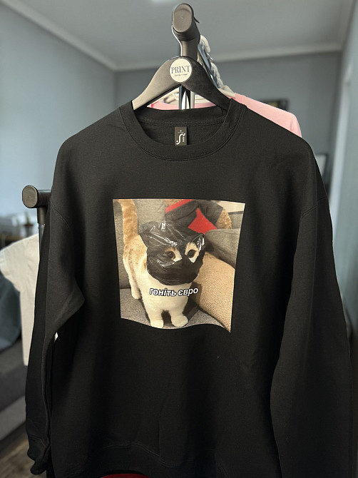 Світшот унісекс з принтом - 