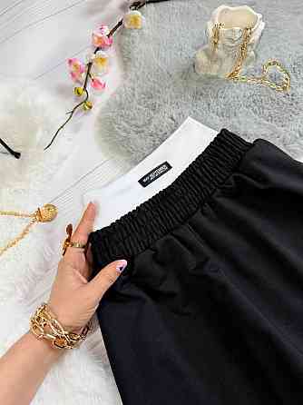 Жіночий стильний повсякденний костюм двоїнка та еластичний мікродайвінг Білий, 46/48 Одеса