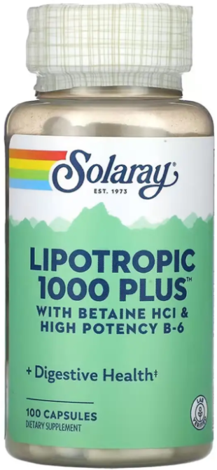Липотропик Solaray Lipotropic + 1000 - 100 капс Киев - изображение 1