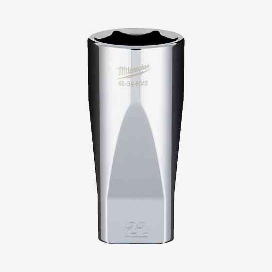 Головка хромована метрична подовжена 3/8'' MILWAUKEE, 22мм Одеса