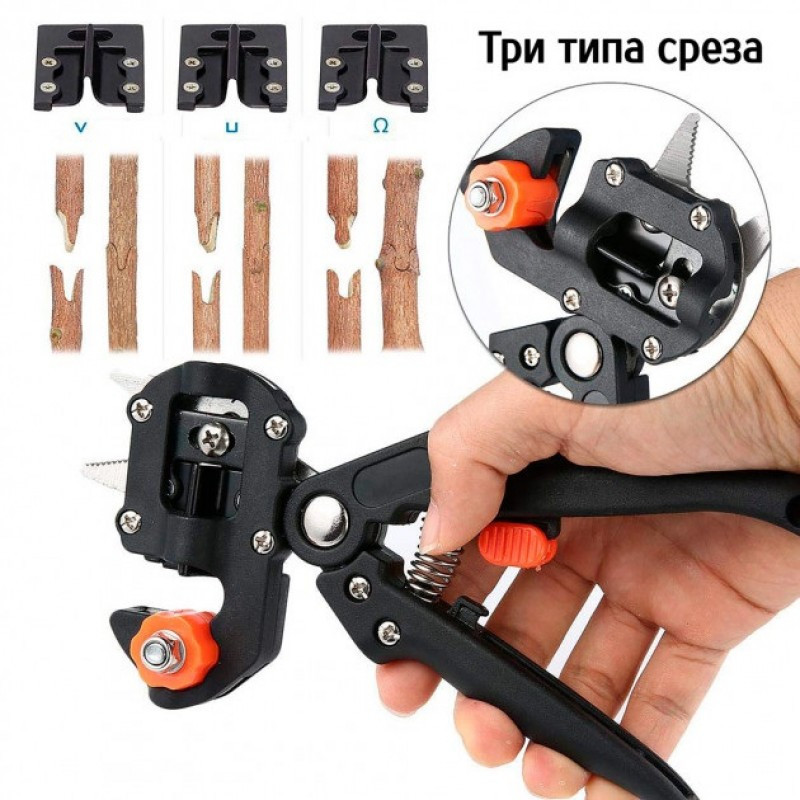 Секатор прищепний Titan Professional Grafting Tool багатофункціональний 3 леза, 1 змінний барабан Одеса - фото 1