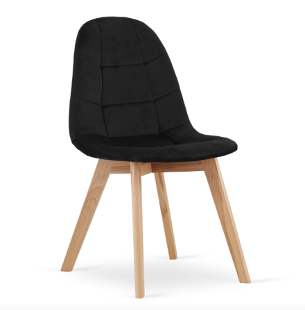 Крісло Leobert Bora оксамитове чорний Київ