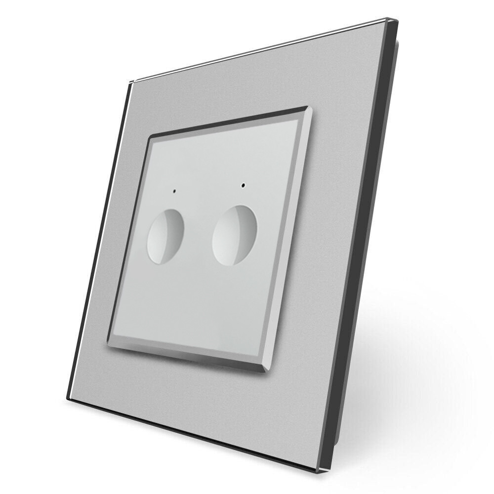 LIVOLO Сенсорний вимикач Sense 2 сенсора Livolo сірий (722000215) Коломия - фото 3