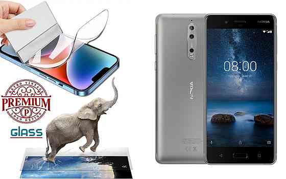 Поліуретанова плівка Nokia 8 Dual SIM, Premium, товщина 0,2 мм Київ