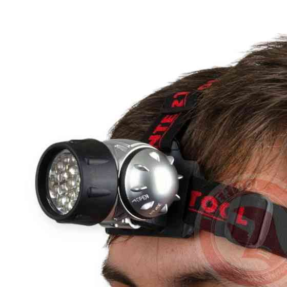 Ліхтарик діодний налобний 19 led 3хaaa, 4 режими Мукачево