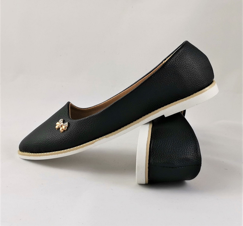 .Жіночі Балетки Чорні Мокасини Туфлі (розміри: 36) - 19 Дніпро - фото 5