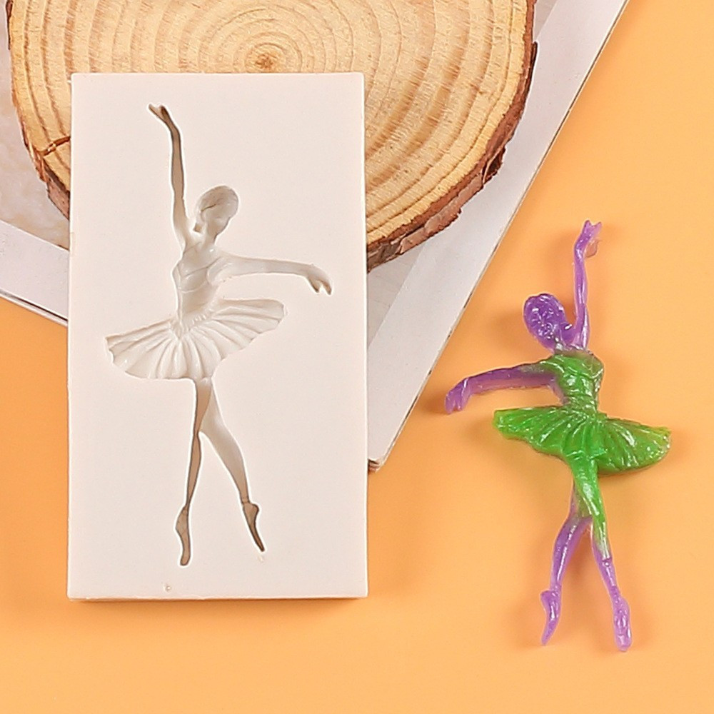 Молд силиконовый Балерина 46 на 83 мм серый Киев - изображение 15