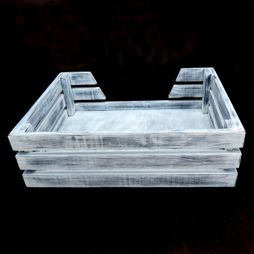 Лежак дерев'яний для собаки "Лессер 50х30" шеббі Миколаїв - фото 3