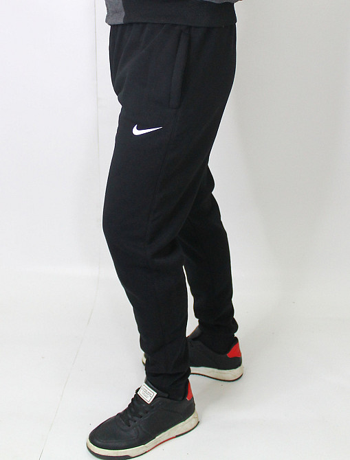 Спортивные штаны мужские на манжетах Черный 50 Харьков - изображение 6