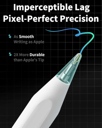 Стилус для Apple iPad Metapen Pencil A8 белый беспроводной активный ручка для планшета с магнитным креплением Киев
