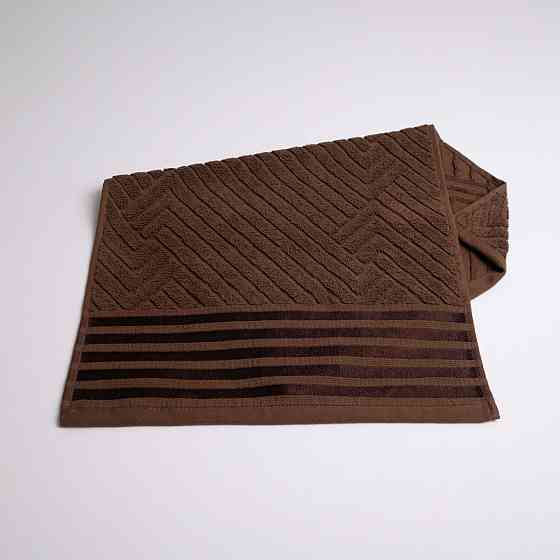 Полотенце для рук и лица махровое SOFT GM Textile 40х70см 500г/м2 (Коричневый) Сумы