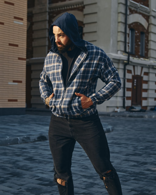 Куртка-сорочка Синій S Харків - фото 3