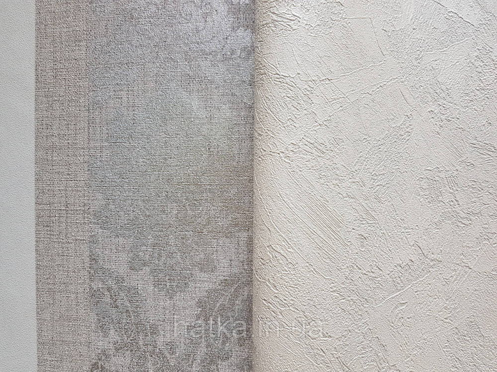 Шпалери вінілові на флізеліні AS creation Perfect 1.06Х10 під штукатурку структурні сірі з глянцем Київ - фото 2