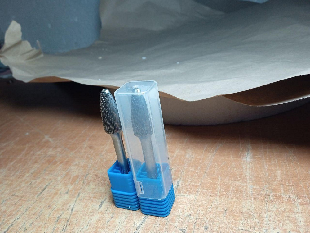 Борфреза FX еліпс 8×18×6 мм — твердосплавна шарошка по металу для дриля та гравера Харків - фото 2