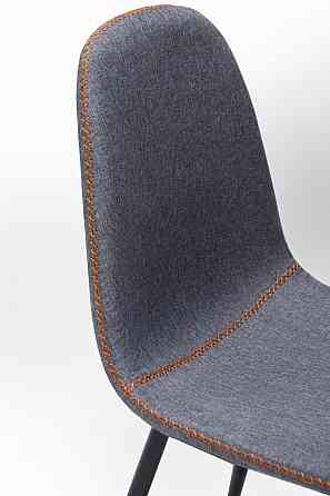 Стілець Немо, чорний/ тканина сіра Киев