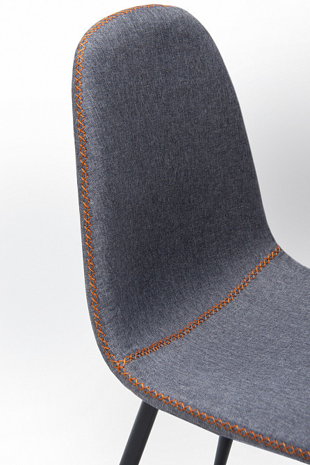 Стілець Немо, чорний/ тканина сіра Киев - изображение 4