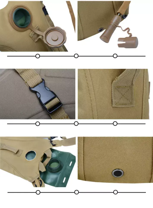 Тактическая питьевая система гидратор KMS (гидропак + рюкзак) Хаки Винница - изображение 8