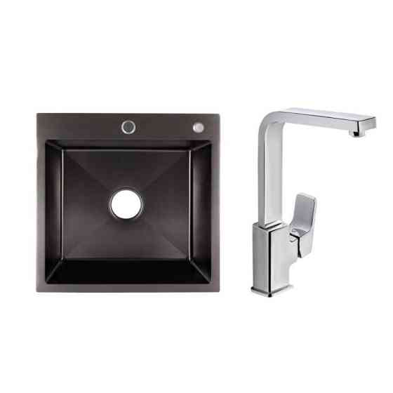 Набор для кухни Namesti 2 в 1 со смесителем для фильтрованной воды (QTNAM9025102FC + LDH5050BPVD3008) хром Киев