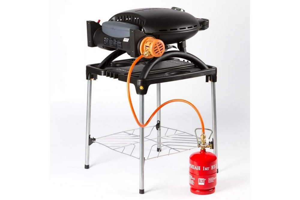 КОМПЛЕКТ Портативний переносний газовий гриль O-GRILL 500, чорний + шланг в подарунок! Код: 011672 Рівне - фото 19