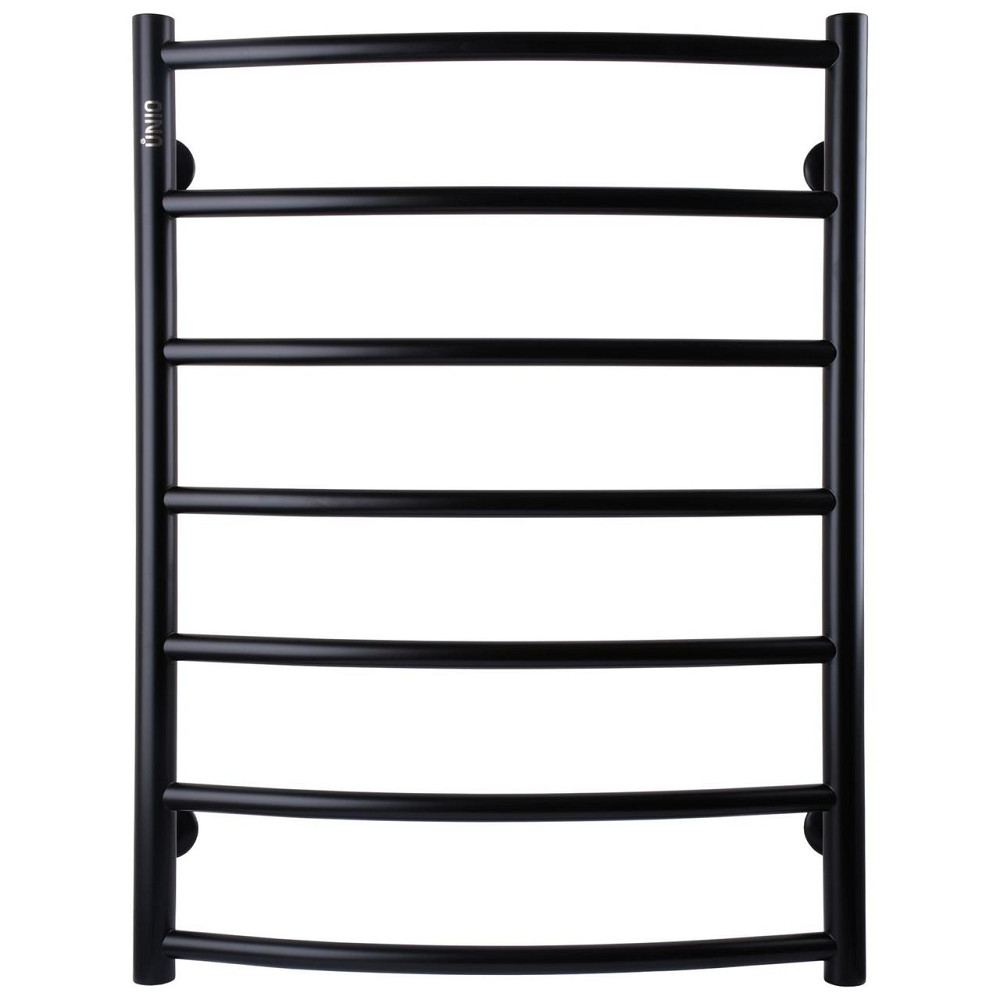 Рушникосушарка UNIO LD W 700-500-7 BLK Драбинка Дуга вода чорна (000021614) Київ - фото 1