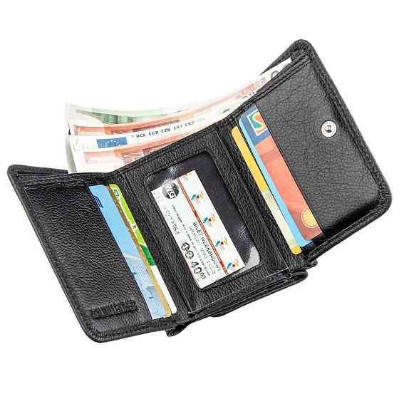 Кошелек для женщин из кожи ST Leather 18886 Черный Киев