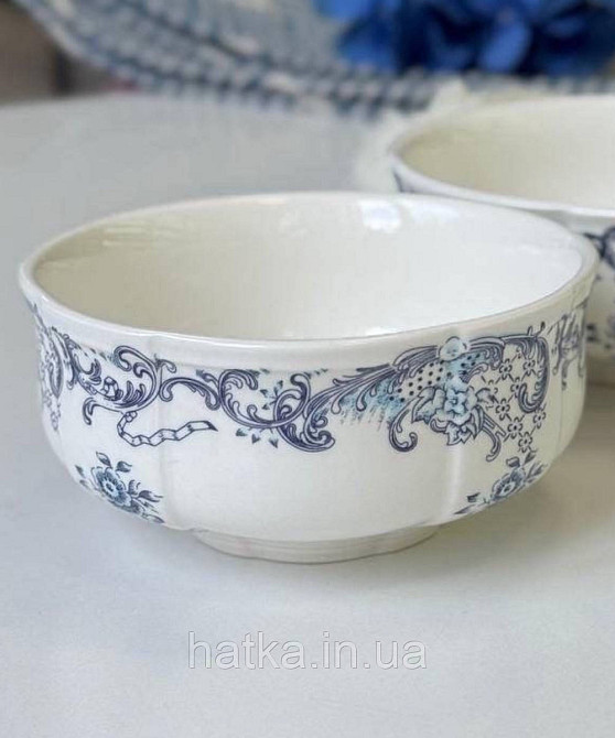 Салатник порцеляна вінтажний стиль 350 мл 12*6 см  "Grevelingen" 8030-506 для дому та ресторанів Київ - фото 1