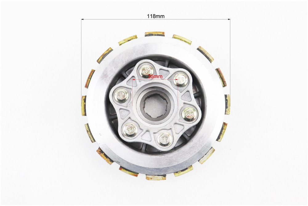 Зчеплення, маховик у зборі (6 болтів, маховик 73T) CB-150/200cc, тип 1 Киев - изображение 4