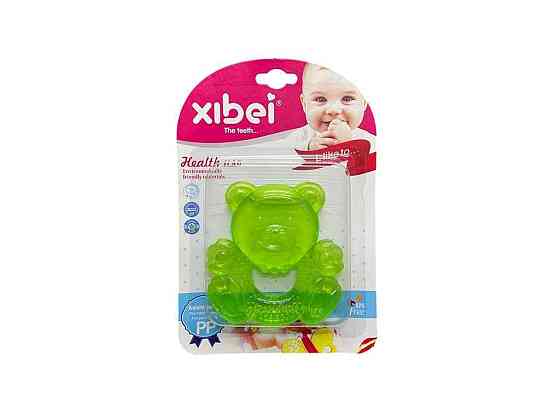 Прорізувач зелений Брязкальце асорті арт.XB-039-1 ТМ 7TOYS Київ
