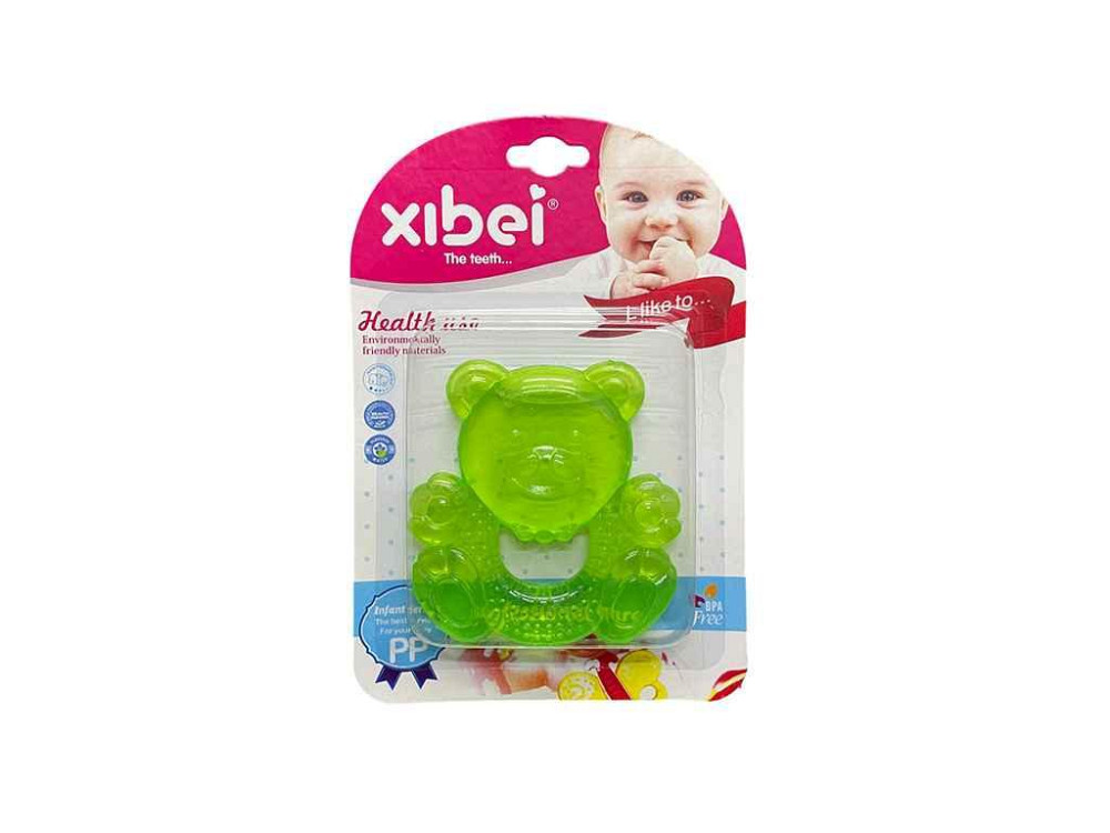 Прорізувач зелений Брязкальце асорті арт.XB-039-1 ТМ 7TOYS Київ - фото 1