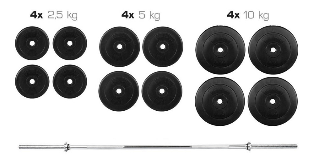 Штанга 80 кг розбірна фіксована пряма складальна для дому домашня Київ - фото 2