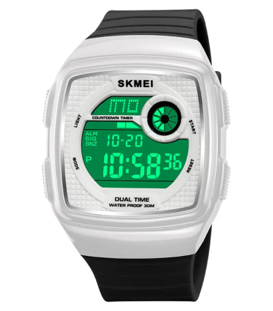 Часы мужские наручные спортивные Skmei 2208 (Белый) Винница