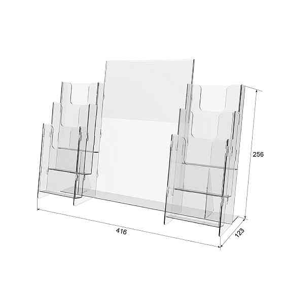 Подставка EKOSTAR для евробуклетов + информация А4 Киев