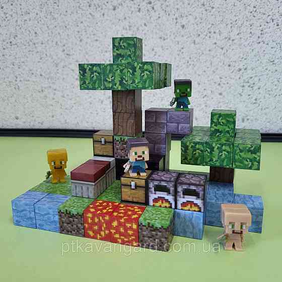 Конструктор магнітний Майнкрафт 72 магнітних блоков Dream World LZCK 067 Хмельницький