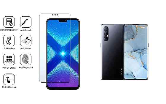 Захисне скло NeoGlass для Oppo Reno3 Pro – надпрозоре та стійке Київ
